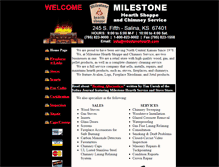 Tablet Screenshot of milestonehearth.com